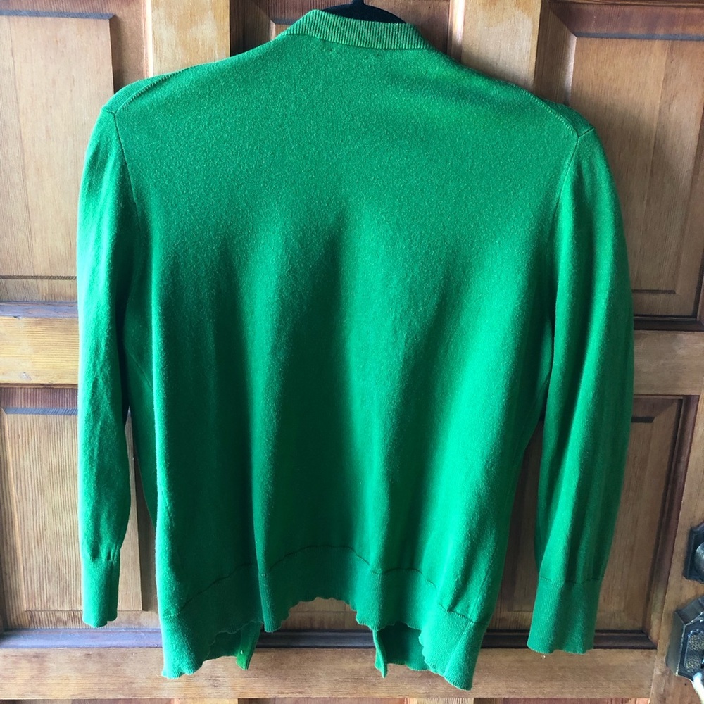 J Crew Lightweight Cotton Blend Cardigan Sz Medium - Picture 3 of 4